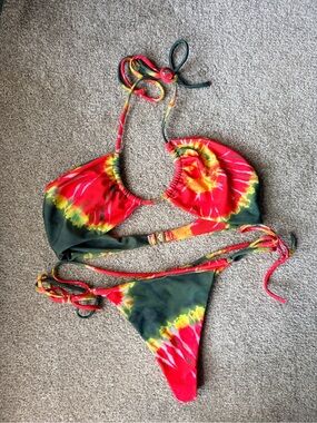 Khassani - Tie-Dye Bikini Set